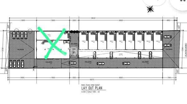 Ruko Strategis Teuku Umar, 193.5M²