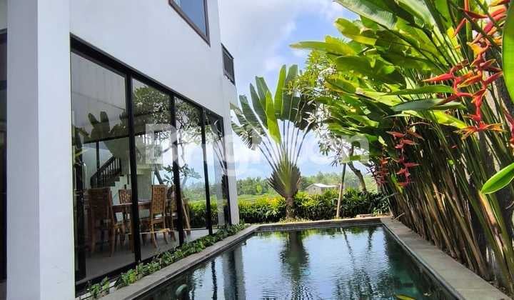 Villa 3br Rice Fields, Ocean & Mountain View At Beraban Tanah Lot