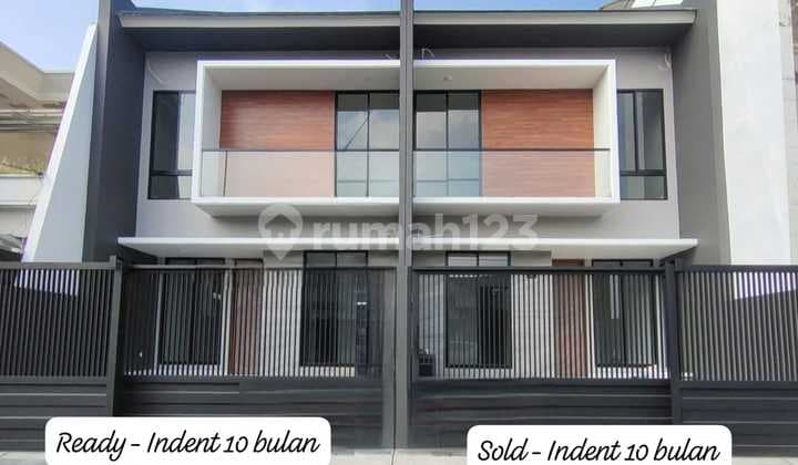 DIJUAL RUMAH BARU MINIMALIS MODERN 2 LANTAI BAGUS 4 KAMAR DI KUTISARI DEKAT PETRA & UBAYA HARGA 2,2m - LAYOUT LEGA