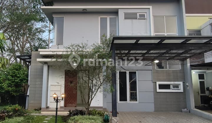 Rumah Hoek Badan di ICON COSMO BSD City, ready untuk cat lovers