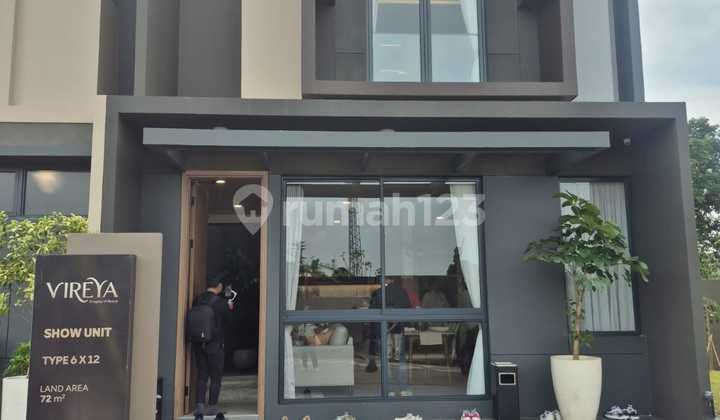 RUMAH CANTIK UNIT BARU DI BSD 2 LANTAI RAPIH SIAP HUNI