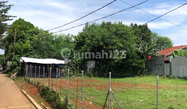 TANAH DI PAMULANG TANGSEL POSISI HOEK SIAP PAKAI LOKASI STRATEGIS