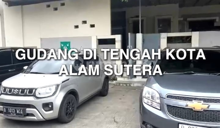 Gudang di ALAM SUTERA,PAKU ALAM,TANGERANG, Alam Sutera HGB - Hak Guna Bangun 1500 m² Semi Furnished