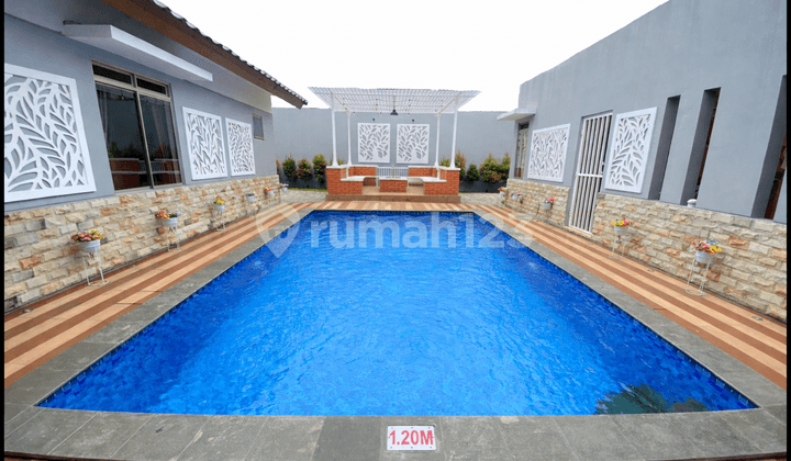 Dijual Turun Harga Rumah Ada Kolam Renang Ratnasasih Kbp
