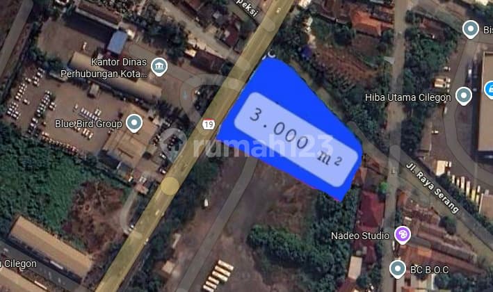 Tanah Murah 3000 Didepan Kantor Dishub Cilegon Timur,Cilegon