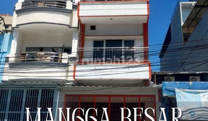 Dijual / Disewa Cepat Ruko Siap Pakai Lokasi Sangat Strategis di Mangga Besar, Jakarta Barat