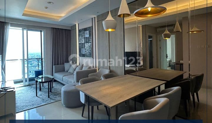 Dijual Rugi - Apartemen 2br Full Furnished Cantik Lantai Tinggi Dekat Mall Cp Di Apartemen Grand Madison, Jakarta Barat