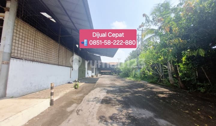 Tanah Bonus Bangunan Ex Gudang Pabrik 1 menit ke Tol Ciperna Cirebon