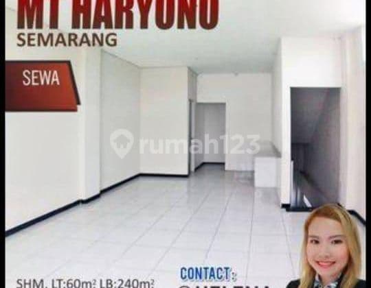 Ruko Tengah Kota Semarang Strategis Ramai Di Pusat Kota Pusat Bisnis Siap Pakai Dekat Simpang Lima Disewakan Di Jalan Raya Mt Haryono Semarang Tengah