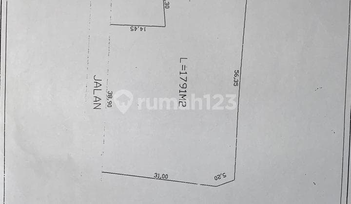 DIJUAL TANAH 1800 mtr PLUS BANGUNAN BEKAS WORKSHOP/BENGKEL DI CAKUNG JAKARTA TIMUR
