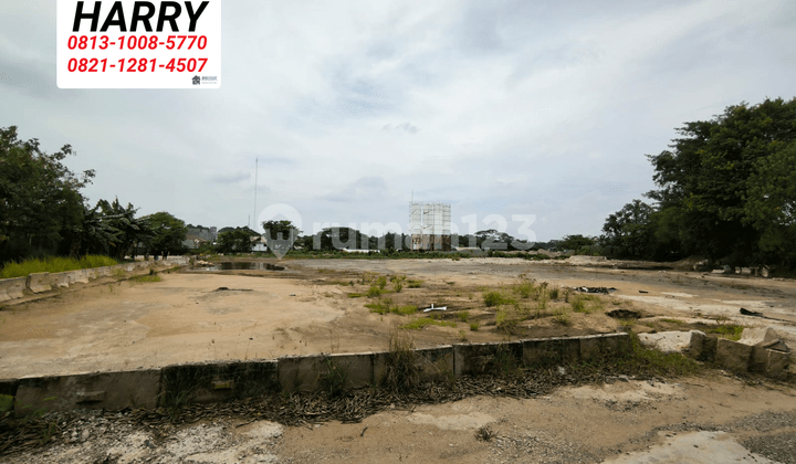 Disewakan Tanah 1 Hektar Di Jln Utama Transyogie, Cibubur, Lebar Muka 20 Meter, Tanah Sudah Di Cor , Jalan Utama
