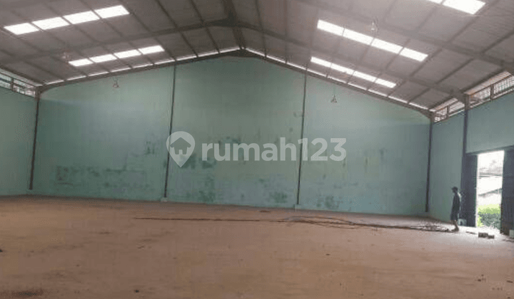 DIJUAL TANAH BESERTA GUDANG LT 5500 LB 807 MTR2 DI CIKARANG , DEKAT LOTTE GROSIR CIKARANG