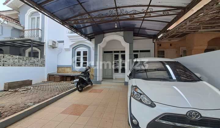 dijual rumah siap huni hadap jalan di nusa loka bsd lokasi strategis