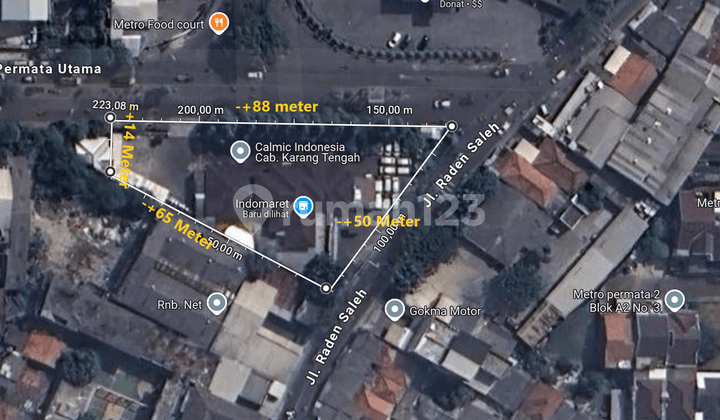 Dijual Tanah Super Strategis di Karang Tengah Metro Permata