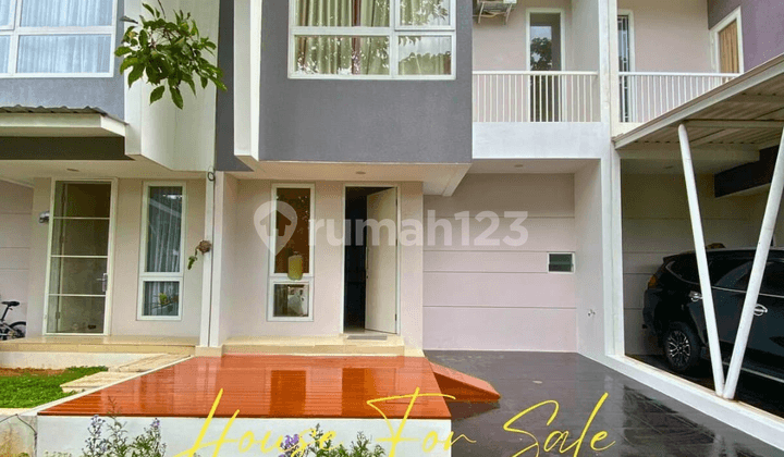Rumah Modern Minimalis - Desain Clean, Nyaman & Fungsional di Graha Raya Bintaro