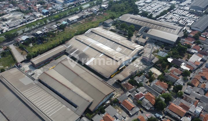 Dijual Lahan & Bangunan Ex Pabrik Lokasi CIkarang Zona Industri
