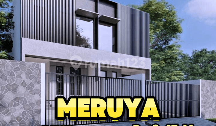 For Sale New Modern Minimalist House in North Meruya, West Jakarta