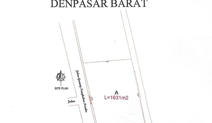 Hot List Di Jual Tanah Lokasi Tangkuban Perahu Padangsambian Klod Denpasar Barat