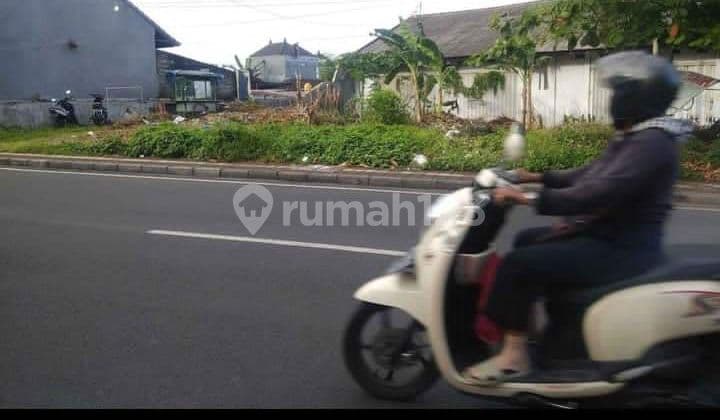 TOP URGENT DI JUAL TANAH PINGGIR JALAN LOKASI BUANA RAYA DENPASAR BARAT