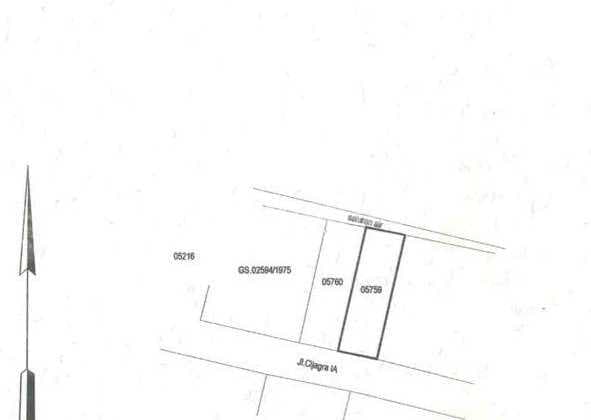 Tanah Murah Lokasi Strategis Luas 116.0 M² Di Cijagra