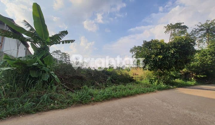 TANAH DARAT SIAP BANGUN 3000 METER PINGGIR JALAN RAYA DEKAT TANGSEL