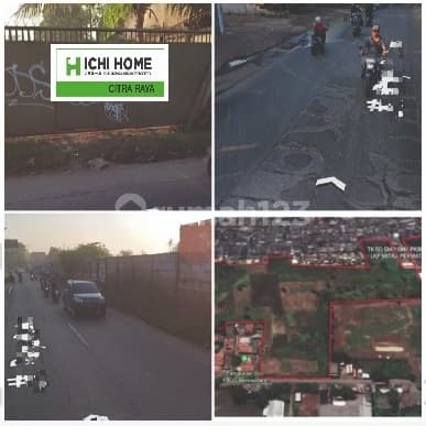 Tanah Lokasi Strategis Pinggir Jalan Pasar Kemis Tangerang