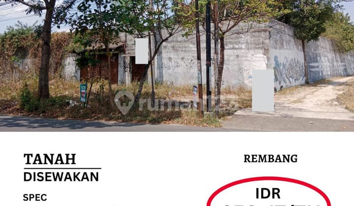 Tanah Di Rembang, Cocok Untuk Usaha Ataupun Kantor