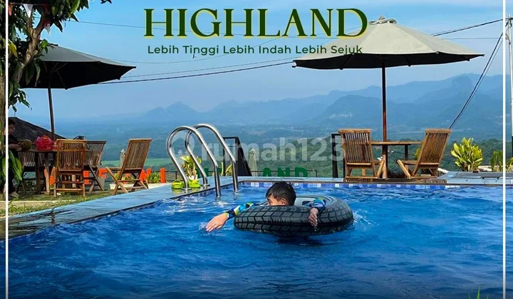 Tanah Kavling SHM Cariu Bogor Timur View Gunung Sawah Citylight