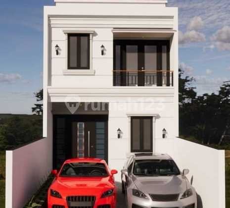 Rumah 2 Lantai Baru SHM di Kavling Munjul Cipayung, Jakarta Timur