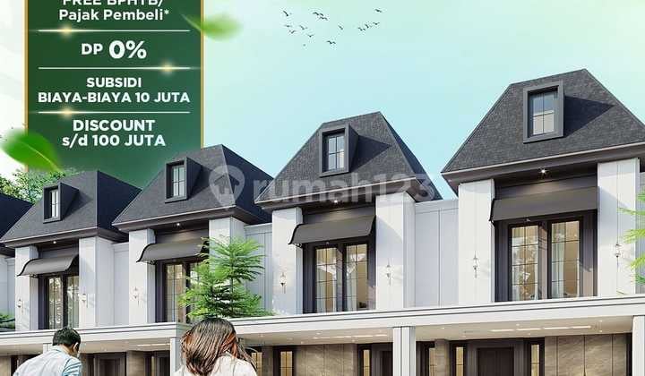 Rumah Baru dalam Cluster 3 Lantai FULL BATA MERAH Cipayung, Jakarta Timur