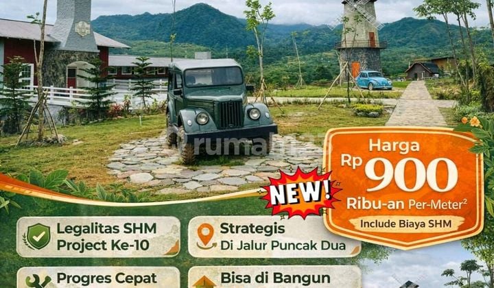 Hanjawong Villase Konsep Rustik Sentul SHM View Pegunungan Bogor