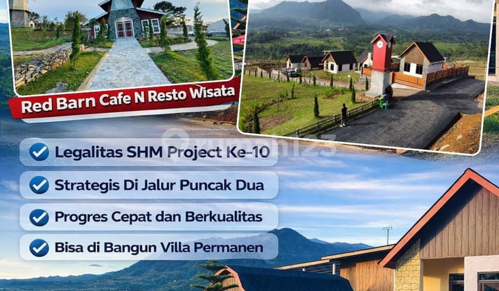 Tanah Kavling View Eropa Puncak 2 Bogor Hanya 90 Menit Jakarta