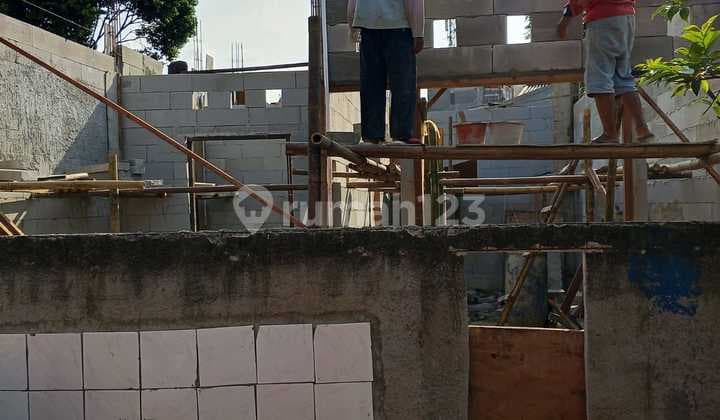 Rumah 2 Lantai Lokasi di Kav Al Duren Sawit Jakarta Timur On Progress