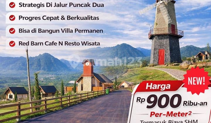 Tanah Murah Bogor Timur Hadirkan Nuansa Rustik Sentul View Gunung