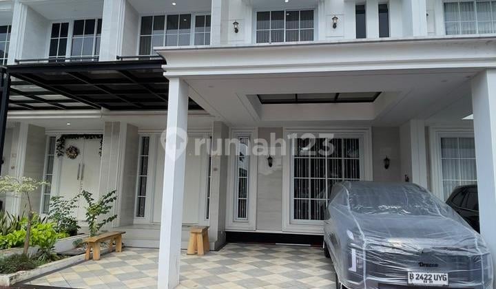 Rumah Modern Dalam Cluster Besar di Bambu Apus Cipayung Jakarta