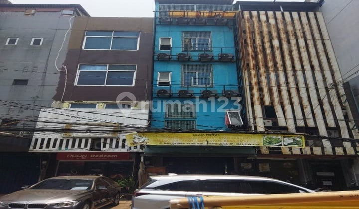 Ruko Murah 4Lt di Jl Mangga Besar 7,Tangki,Taman Sari,Jakbar