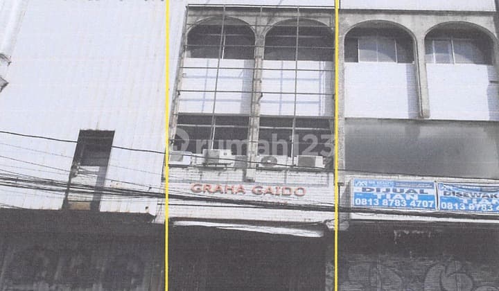 Ruko Murah Bgt 3lt di Jl Kyai Caringin,jl Tarakan,cideng,gambir