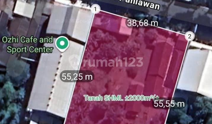 Dijual Tanah Komersial Jl. Pahlawan, Mojosari