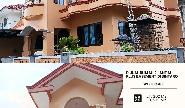 Dijual Rumah 2 Laνται Plus Basement di Bintaro