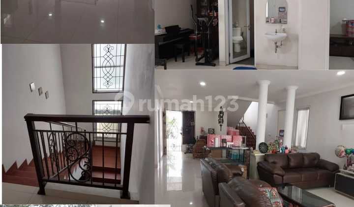 Rumah 2 Lantai Bagus Semi Furnished di Gading Serpong Cluster Oleaster, Tangerang