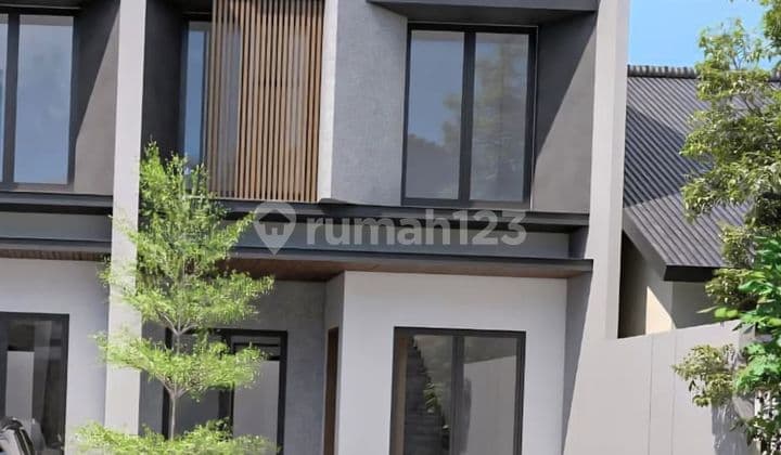 Rumah 2 Lantai Baru Minimalis SHM di Manyar Jaya