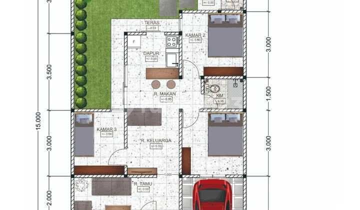Rumah Modern Murah Dekat Perum Merapi View