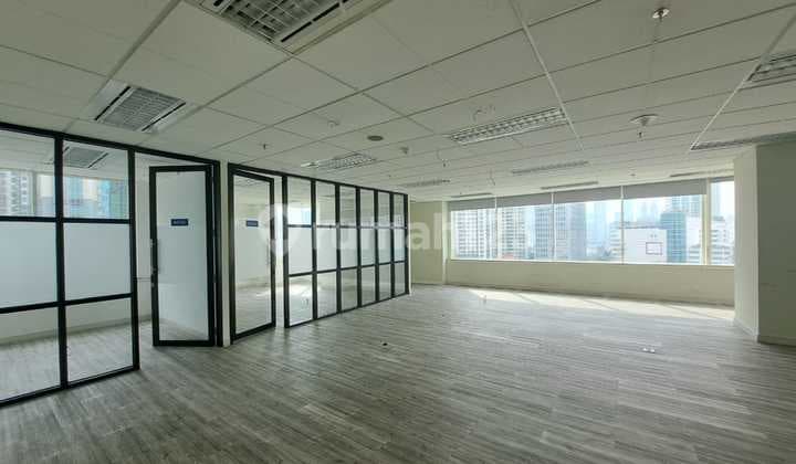 Sewa Kantor 344 m2 Sdh Fitted di Menara Rajawali Mega Kuningan, Nego