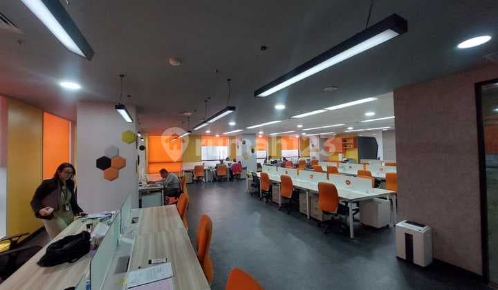 Sewa Kantor Sdh Ada Partisi 644 m2 di Menara Thamrin, Hrg Nego