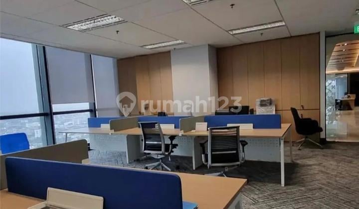 Office for Rent 1 Full Floor 1900 M2 Fully Furnished at Prosperity Tower SCBD