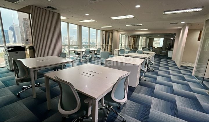 Sewa Kantor Siap Huni 645 M2 di Menara Batavia Sudirman