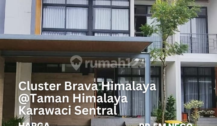 Dijual Rumah Furnish Cluster Brava Himalaya Karawaci Sentral