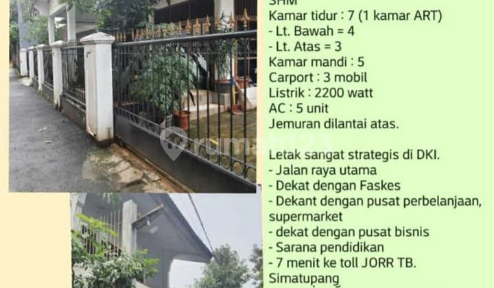 For Sale Spacious, Affordable House in Pasar Minggu, South Jakarta