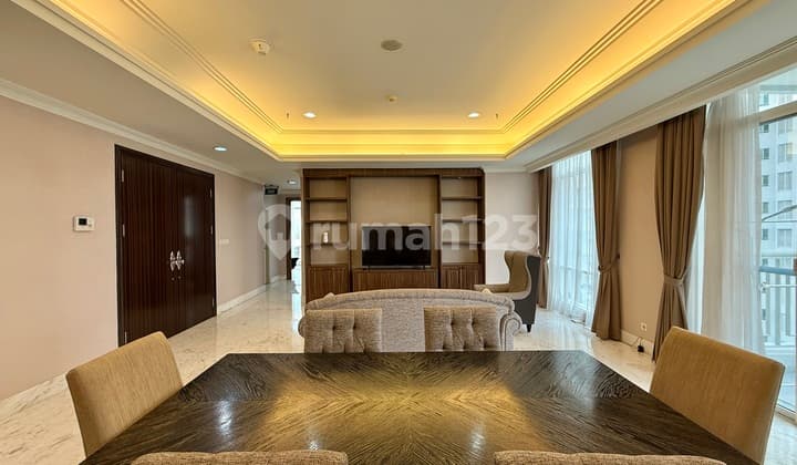 For Rent Botanic Apartment, South Jakarta 2+1 Bedrooms Fully Furnished