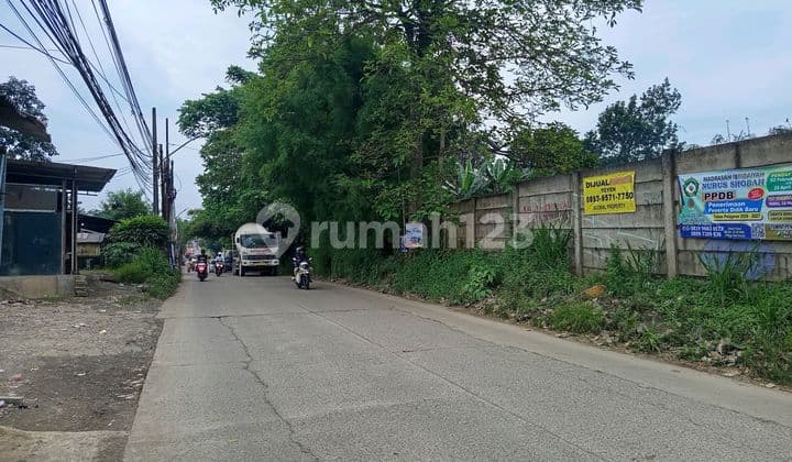 Dijual Murah Tanah Komersial Strategis Pinggir Jalan Raya Diklat Pemda Tangerang